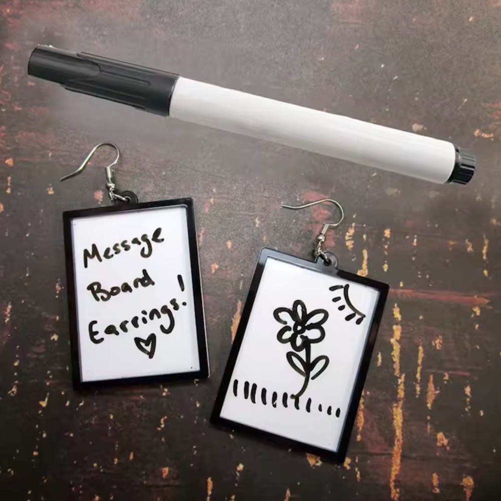 Message Board Earrings